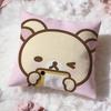 Cute R-RirakkumaS Cushion Cover Premium Comfort Reversible Pillow Cove -Two in One Design for Any Room & Car Interior