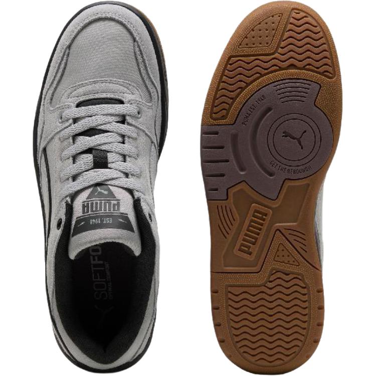 Puma Rebound Retro Comfortable Fashion Durable Low-Top Sneakers Unisex Sneakers Gray 402647-04