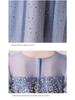 Girls' Sequin Puff Sleeve Princess Dress - Long Mesh Flower Girl Wedding Summer Formal Attire