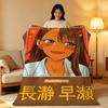 Anime N-Nagatoro S-San Throw High-Density Short Plush Blanket Soft Skin-Friendly for Sofa Nap Air-Conditioned Room