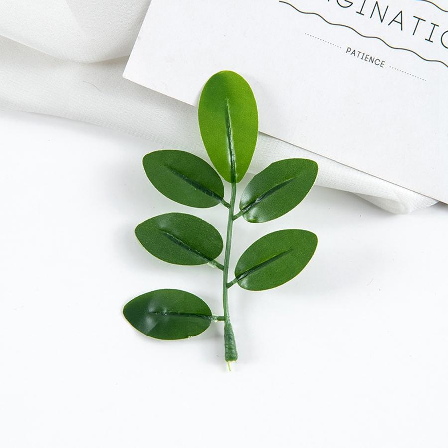 

Artificial Plants Green Foliage Home Vase Table Wreath Bridal Bouquet Accessories Wedding Photography Props DIY Cheap Decoration 50pcs зелёный