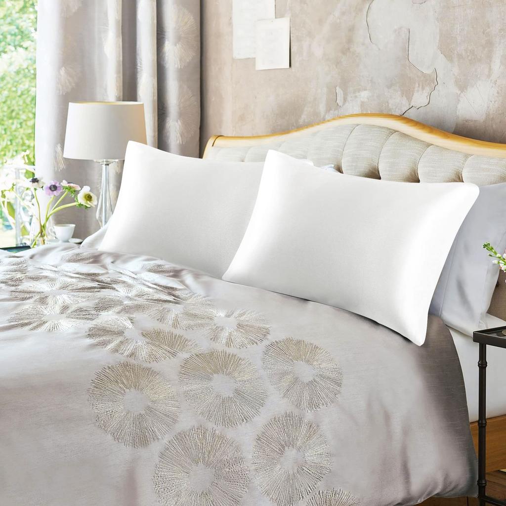 PiccoCasa Satin Cool Kuvert Cool till Setet med Lukt 50 x 75cm Örngott, Stil, Rayon, Känsla, Örngott, 2, Silkeslikt Mjukt, Dubbelsidigt