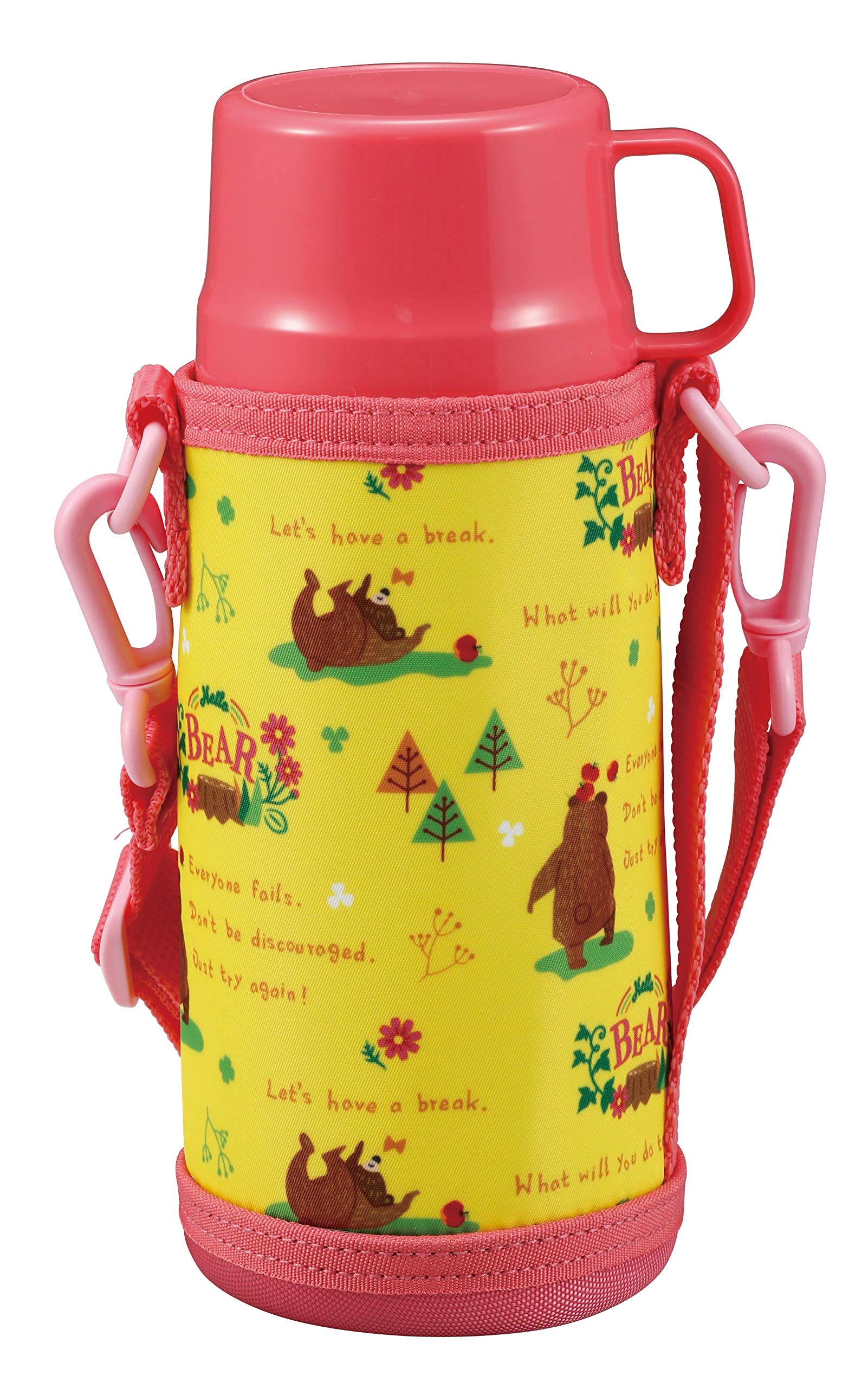 

Captain Stag 600ml Water Double Stainless Steel Direct Cup Vacuum Hot Cold Includes Shoulder Strap Bear Product 98 x 80 x 215mm Not (CAPTAIN STAG)