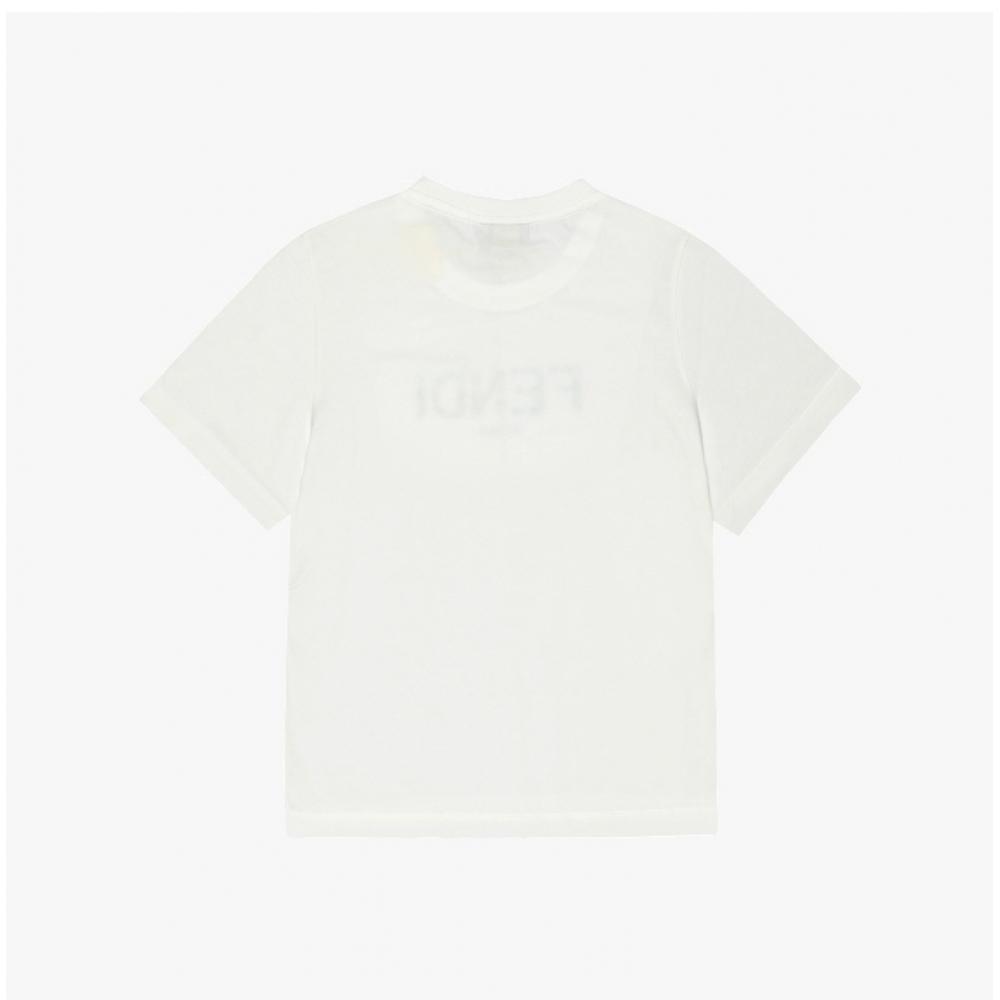 Fendi Logo Kids T shirT Jfi375 7aj F1sgm