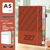 Wear-resistant 2027 Schedule Planner Notepad 12 Months To-do List Notebook  Travel