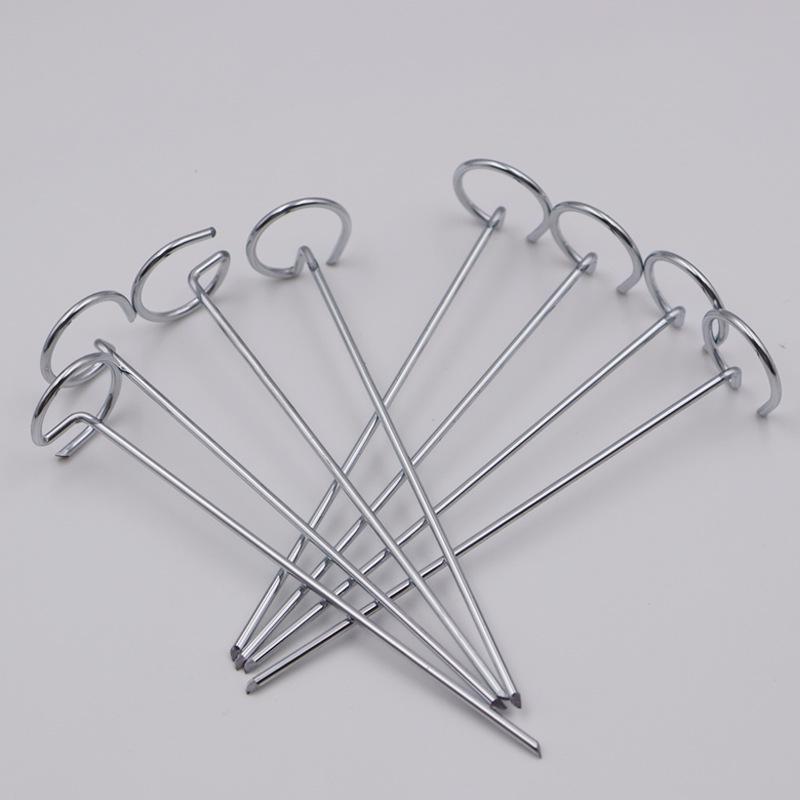 

Оцинкованные антикоррозийные круглые колья для газона, сада и ландшафтного дизайна 3mm x 15cm, 100 pcs