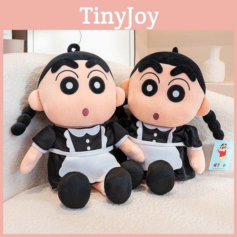 Shin Crayon Chan Maid Plush Toy Cute Girlfriend Sofa Decor Gift Birthday Doll