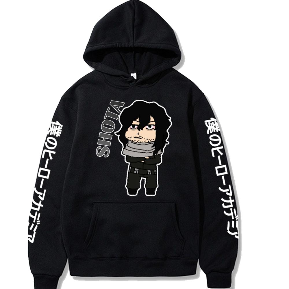My Hero Academia Anime Harajuku Shota Aizawa Hoodies Manga Boku no Hero Academia Men Women Winter Long Sleeve Hooded Sweatshirts