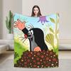 Der kleine Maulwurf Warme Decke Kinder Plüsch Überwurf Ästhetisch Outdoor Flanell Bettüberwurf Sofa Bettbezug