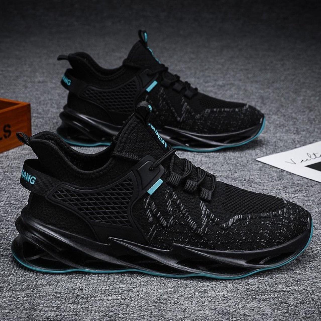 Spring, Autumn and Summer Breathable Thin New Medium Mesh Shoes Sports Running Casual Blade Shoes 39