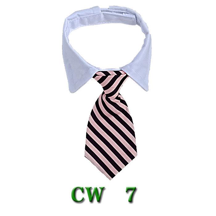 Striped Bow Tie Collar and Scarf for Dogs