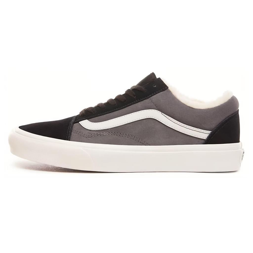 Vans Suede And Sherpa Old Skool 'Grey Black' VN0A38G1UPE