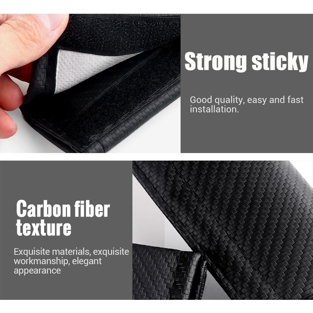MVDC1 Valve Core Car Safety Belt Shoulder Pad Carbon Fiber Anti-slip Protection Shoulder Pad Cover For Citroen Berlingo C3 C5 Aircross