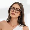 Customizable Anti Blue Light Reading Glasses Women Photochromic Lenses for Women Fashion Myopia Sunglasses Women Accessory +1 2