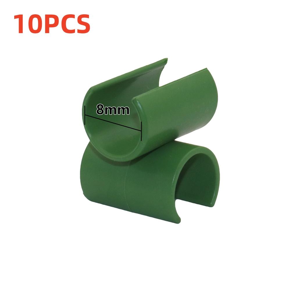 

Plant Stake A-Type Bracket Cross Clip Rotatable Cramp 8mm Plastic Coated Steel Pipe Connector Support Garden Climbing Plant Vine
