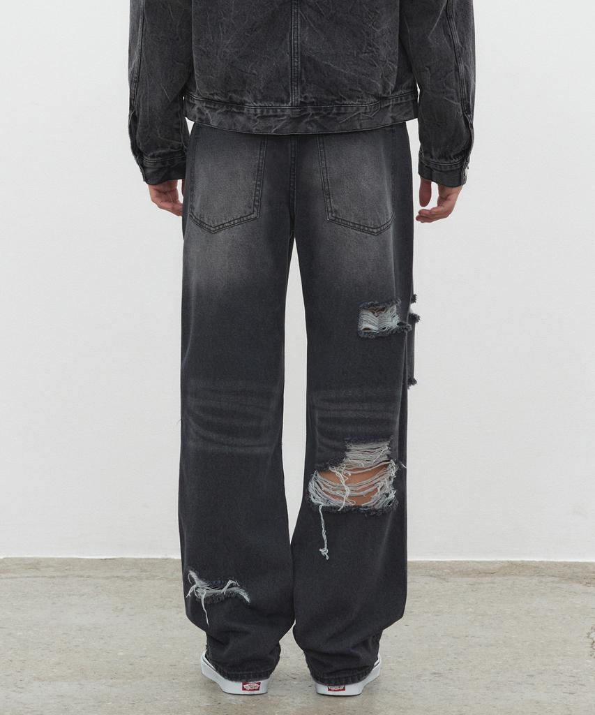 DECET Both Sides Destroy Jeans Dcpt037Blackb