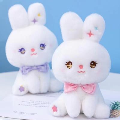 Rabbit Plush Toy Girl Ragdoll Children Girl Sleeping Large Throw Pillow Cute Star Rabbit