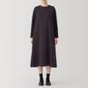 MUJI Women's Brushed Jumper Skirt, BC2K0A4A, Bordeaux, Size XS