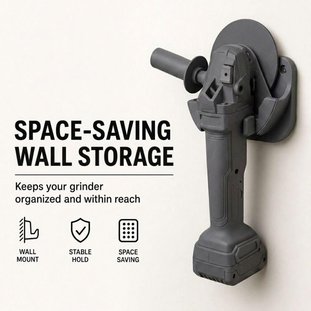 Strong Hold Wall Mount Rack Screw Mount Grinder Wall Mount  Garage Organization