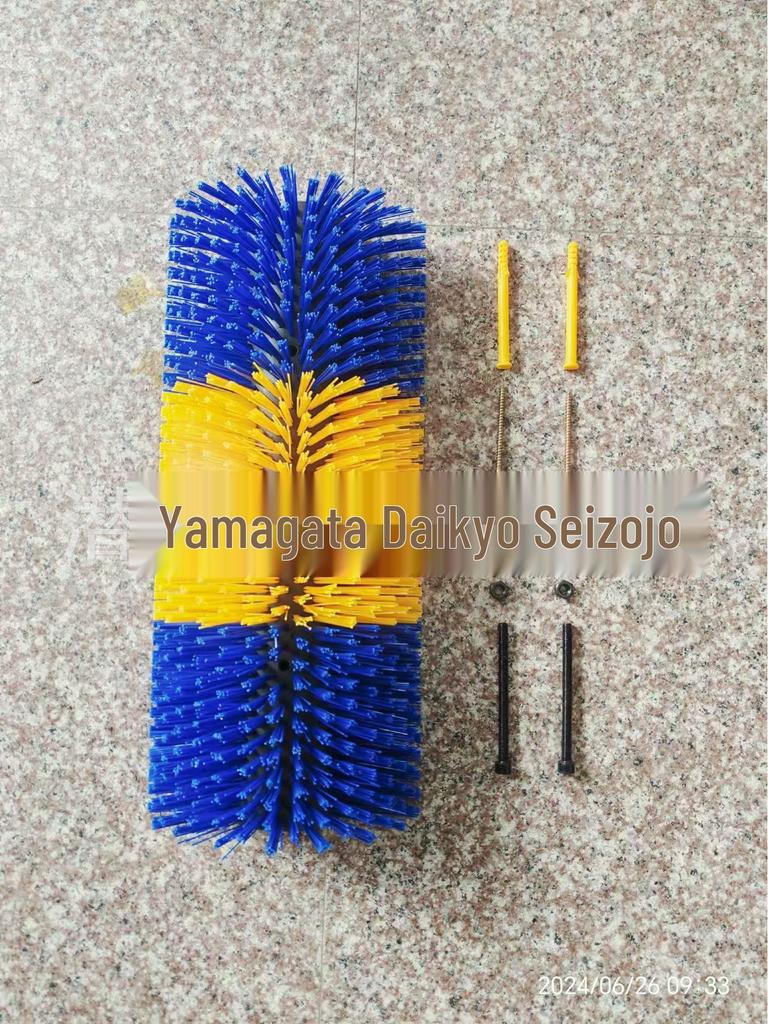 Cow Body Brush for Scratching and Massage - Dairy Livestock Cleaning Tool