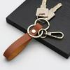 Versatile Leather Keychain with Reinforced Loop All Day Comfort Carry Light Key Holder for Formal Casual Occasions