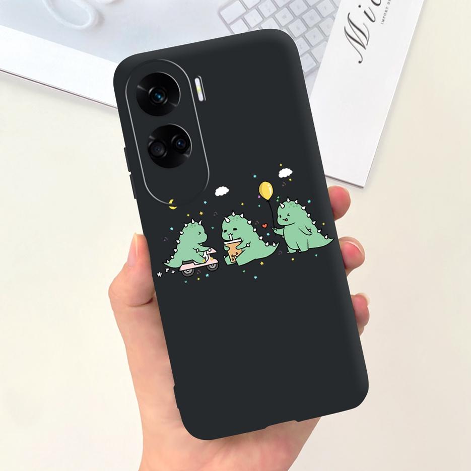 For Honor 90 Lite Case CRT-NX1 Cute Cartoon Cover Shockproof Soft Silicone Phone Case For Honor 90 Pro Honor90 Lite Fundas Coque