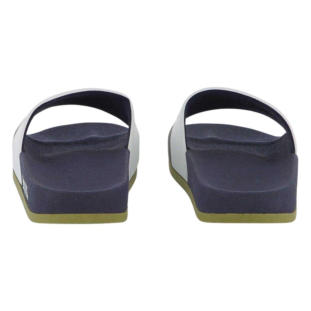 Boss Mens Stripe Leather Slides