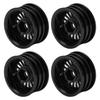 4Pcs Aluminum Alloy Wheel   for  Al SCX24 1Celsius24 Remote Control Car Diameter 26.5mmCelsius1.0in Wheel Hex 7mmCelsius0.28in