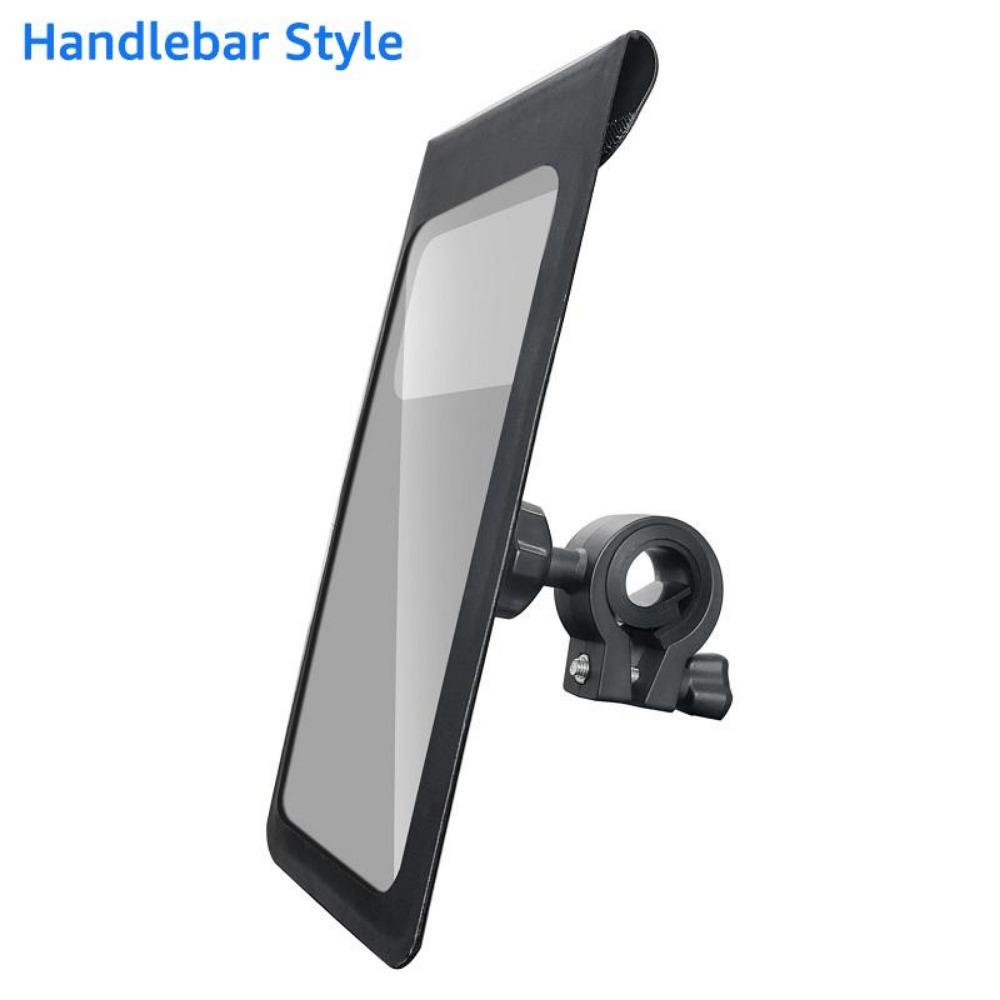 Waterproof Bag Motorcycle Bicycle Phone Holder Universal Motorbike Scooter Rearview Mirror Cellphone Mount Touch Screen