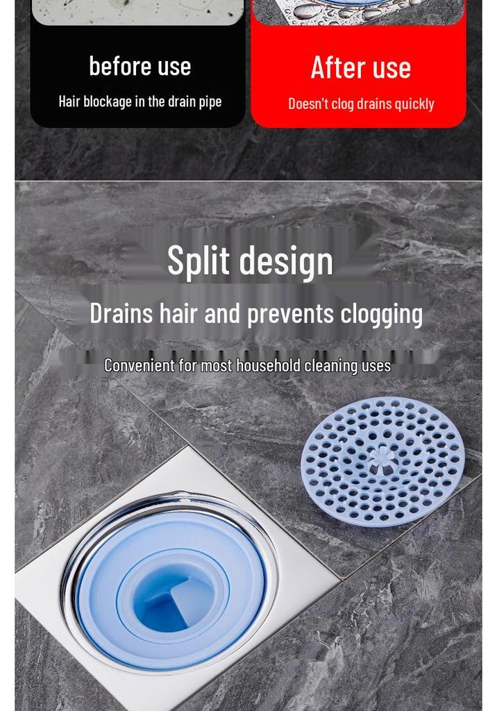 Universal Anti-Odor & Insect-Repellent Sewer Cover for Bathroom Drains