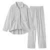Gunze Warm Prevents Back Large Size M UCHI-COLLE Pajamas, Cold, Pockets, Loungewear, AUW903, Women's, Gray,