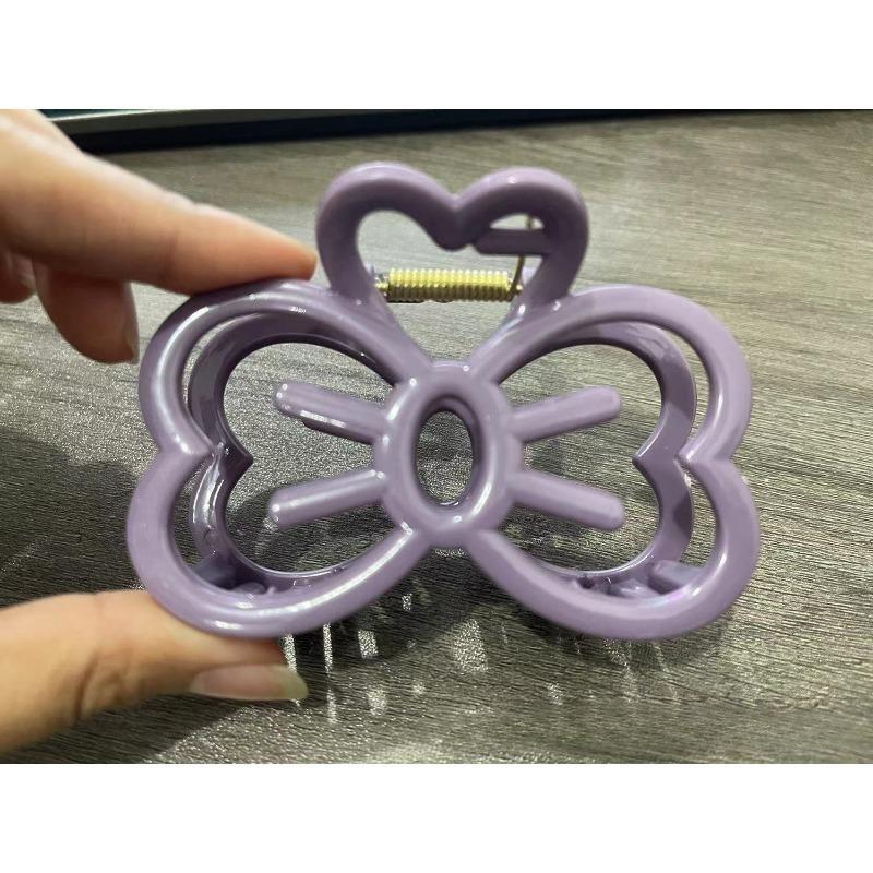New Cute Bow Hair Clip Claw Clamp Elegant Kawaii Hair Claw Updo Barrettes Headwear Girls Women Hair Accessories