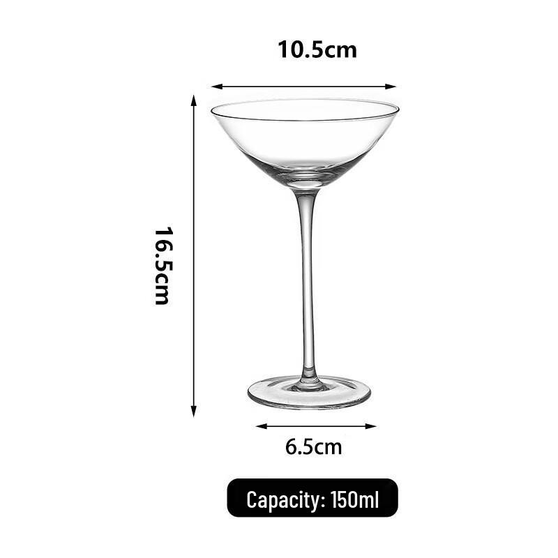UD Creative Glass Martini & Cocktail Set H165 Shallow