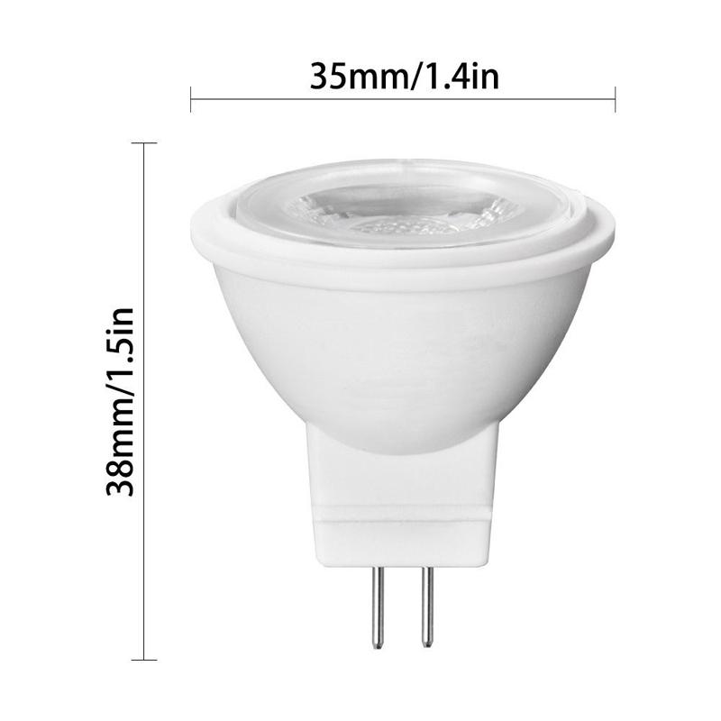 Dimmable MR11 LED Spotlight Bulb 3W GU4 2835 SMD 220V AC DC 12V-24V Replace 30W Halogen Cold Warm Neutral White Lamp Save Energy