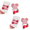 Strawberry Hair Clip Glitter Women Kid Hairgrips Headdress Barrettes Glitter Hair Tie Sweet 2000s Girls Hairpins