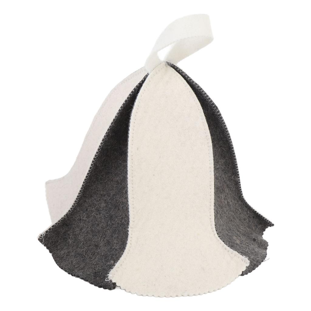 2pcs Steam Room Sauna Hat Insulating Comfortable Breathable Sauna Cap for Bathhouse Hot Dry Steam Ro