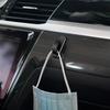 ABS Auto Organizer Aufbewahrungshalter mit Sitzrückenhaken Versteckte Kopfstützen-Kleiderbügelclips Fahrzeug Auto Zubehör zur Aufbewahrung von Einkaufstaschen