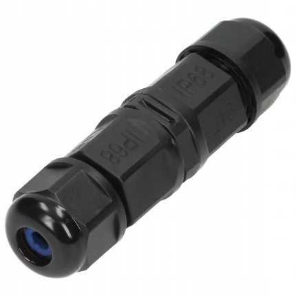 Konektor Kablowy Mufa Łącznik Prosty Ip68 3X1,5Mm2