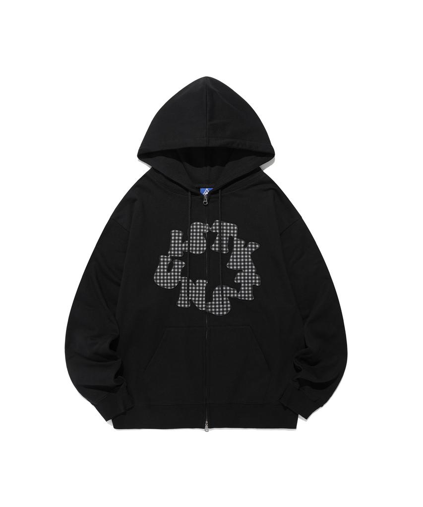 Istkunst Circle Logo Hood Zip Up_Black(Ik2Ffmm481A)
