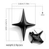 2pcs Universal Doji Brooch  Clothes  Bags  Accessories  Buckle Pin  Collar Corner Decoration  Four-pointed Star Pin