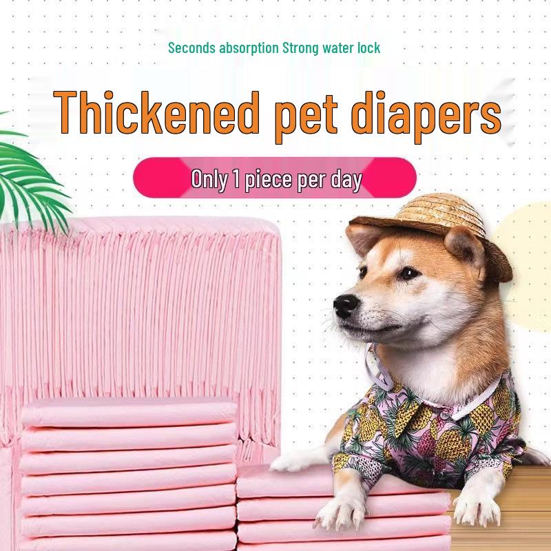 Thickened Deodorant Dog Pee Pads – Disposable & Universal Training Diapers