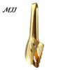 Metal Tongs for Steak Kitchen Tongs, Stainless Steel Buffet Food Serving with Non-Slip Grip, Long Handle Barbecue Hollow Out Grill Cooking,