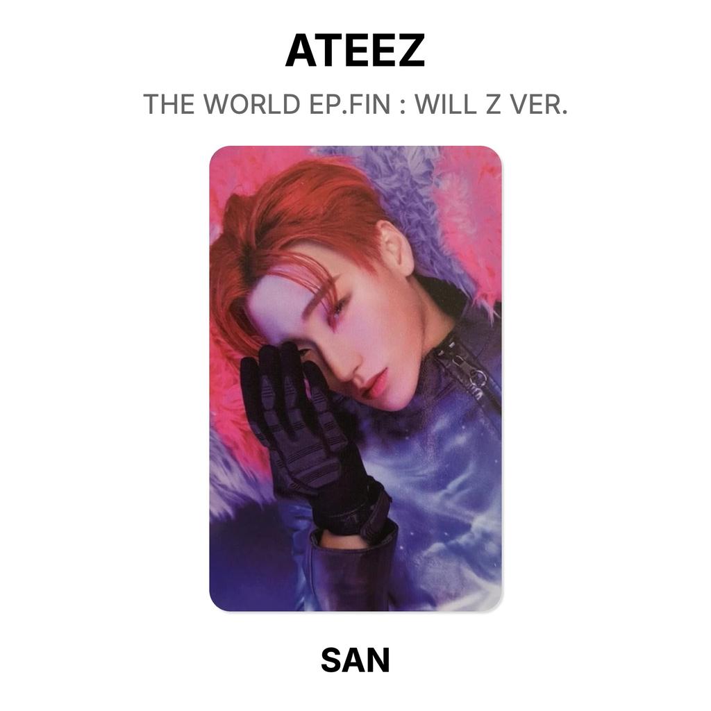ATEEZ DIE WELT EP.FIN : WIRD Z VER. Offizielle Fotokarte