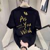 Trendy Brand Short-Sleeved Pure Cotton Men'S Printed T-Shirt Trendy Men'S And Women'S Versatile Round Neck T-Shirt Men'S