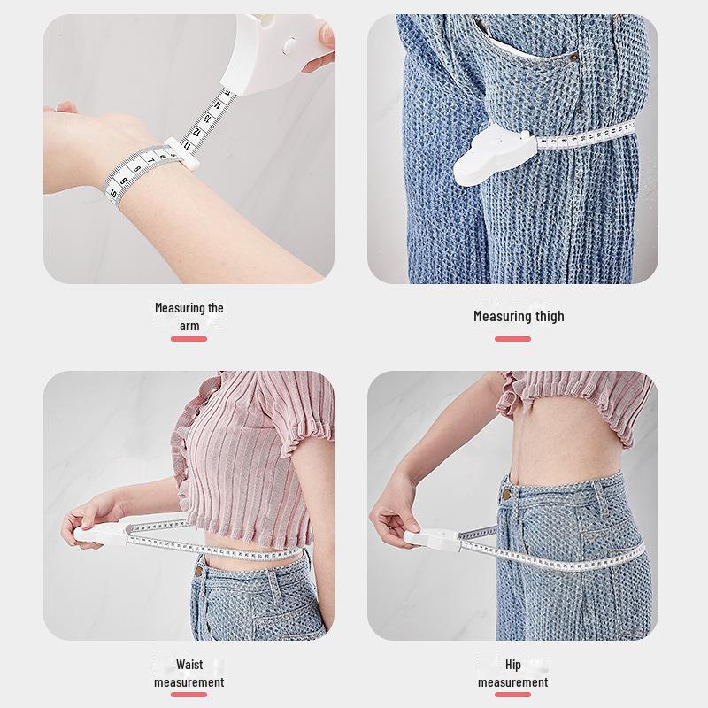 Automatic Precision Portable Waist Ruler | Telescopic Y-Shaped Double-Sided 3D Tape Measure