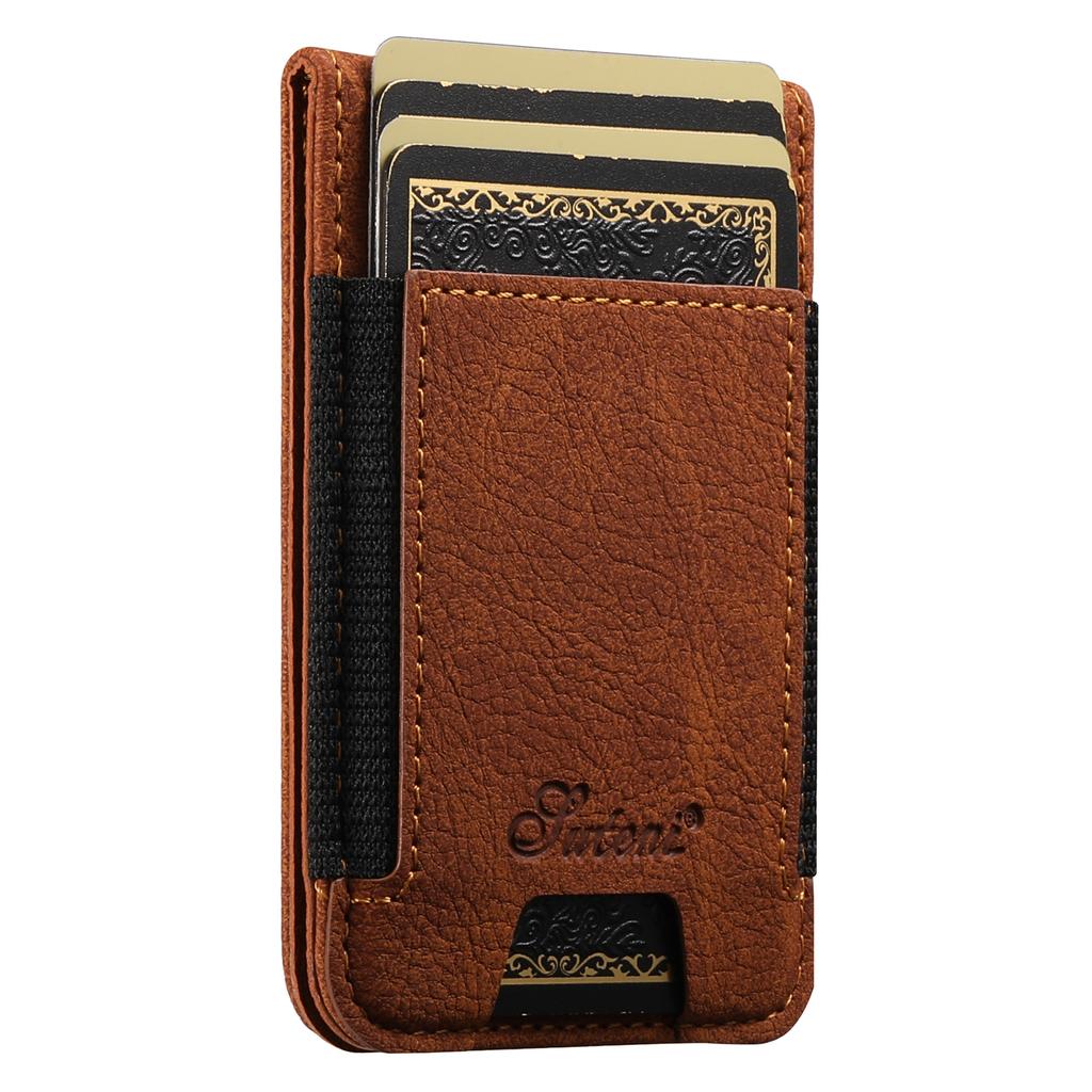 SUTENI H17 For Google Pixel 9 Pro XL Magnetic Case Card Slots Leather+TPU Kickstand Phone Cover