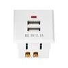 5V 2.1A Double USB Type-C QC Power Panel Socket Embedded USB Desktop Receptacle AC Power Charging Module