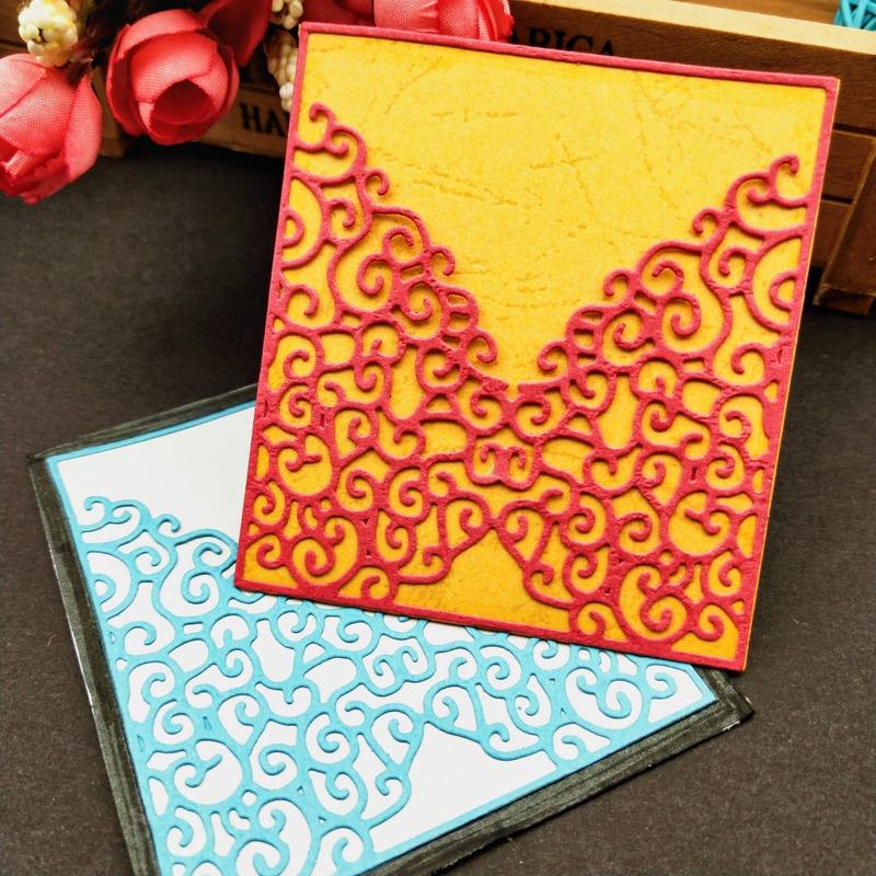 Hollow Lace Metal Cutting Dies Stencils Die Cut for DIY Scrapbooking Album Paper Card Embossing