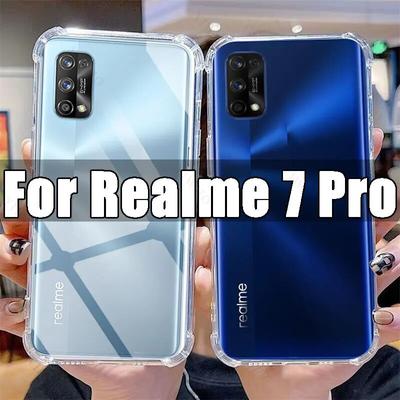 Klare Telefonhülle für Realme 7 Pro TPU Transparente Hülle Realme 7Pro 6.4" RMX2170 Stoßfeste Anti-Kratz-Hüllen