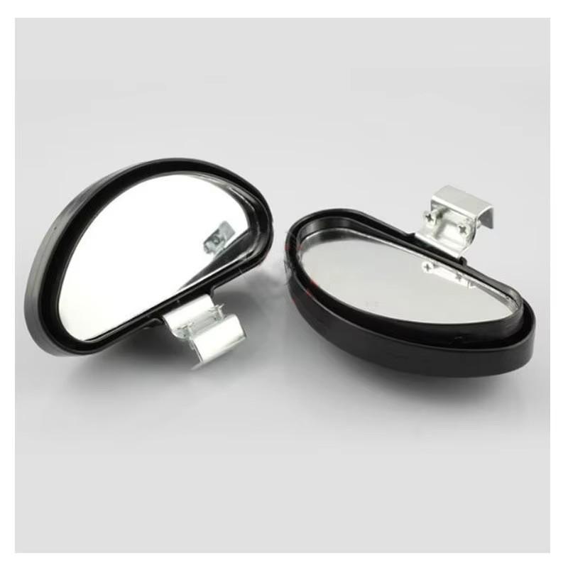 Adjustable Blind Spot Mirror Wide Angle Car Side Mirrors with Easy Snap-On Installation Parking Assistance Auxiliary Rearview Mirror for Cars